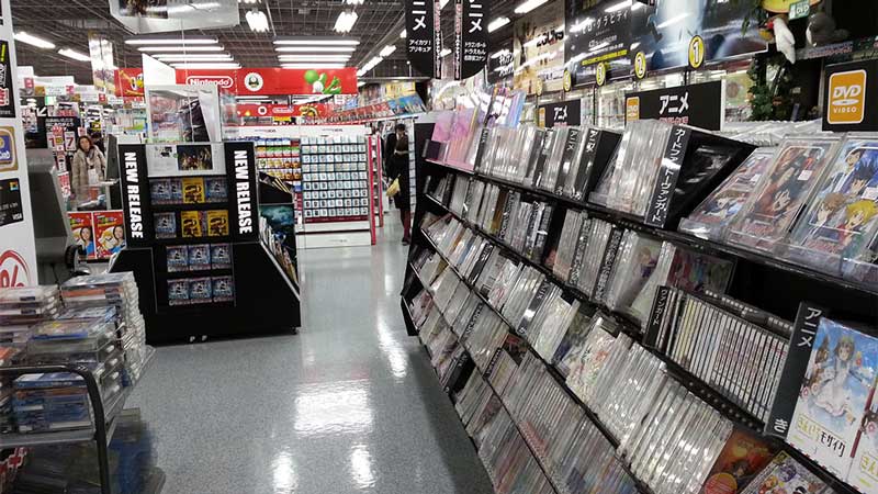 DVD's in Akihabara