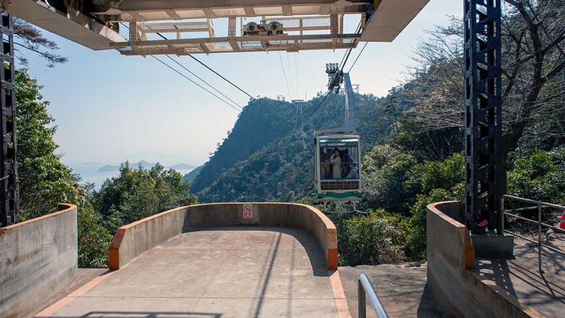 Mt Misen Ropeway on Miyajima Island