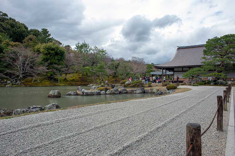 rockless garden in Arashiyama