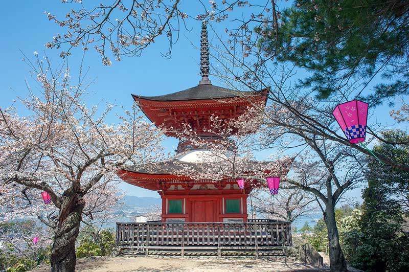 Tahoto Pagoda on Miyajima